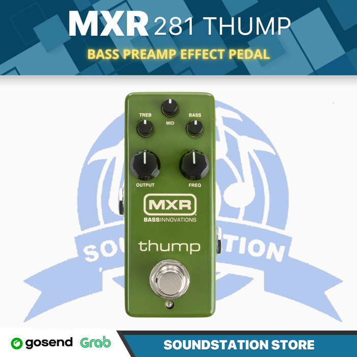 MXR M-281 THUMP BASS PREAMP - Efek Pedal M281 Original