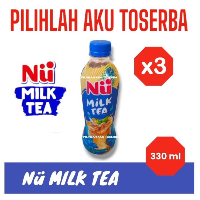 

NU MILK TEA 330 ml - ( HARGA 3 botol )