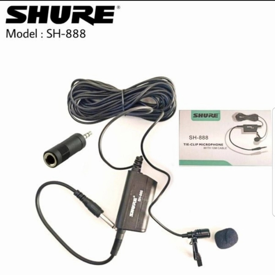 Mic jepit/mic imam super peka shure sh 888