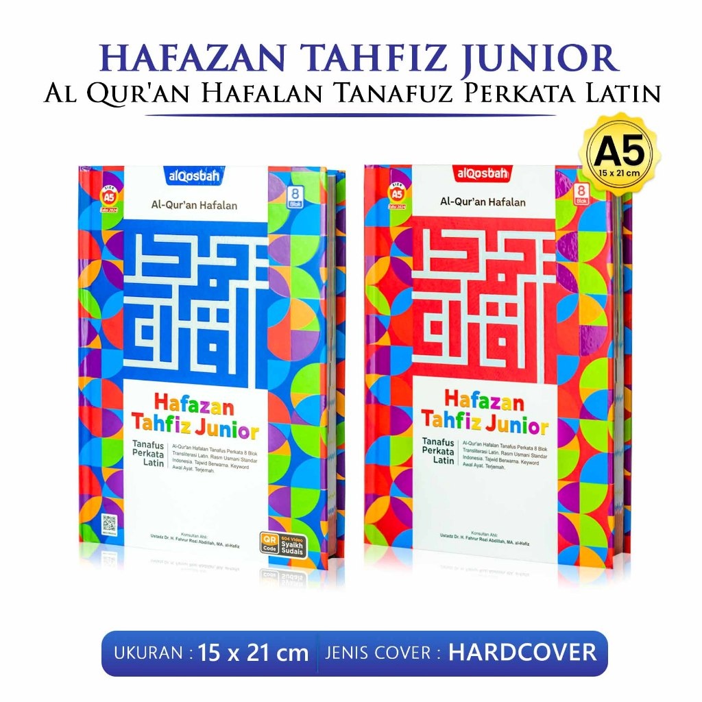 AlQuran Kecil Al Quran Hafalan Hafazan Tahfiz Junior A5 Tanafus Perkata Latin HC Terjemah / Alqosbah