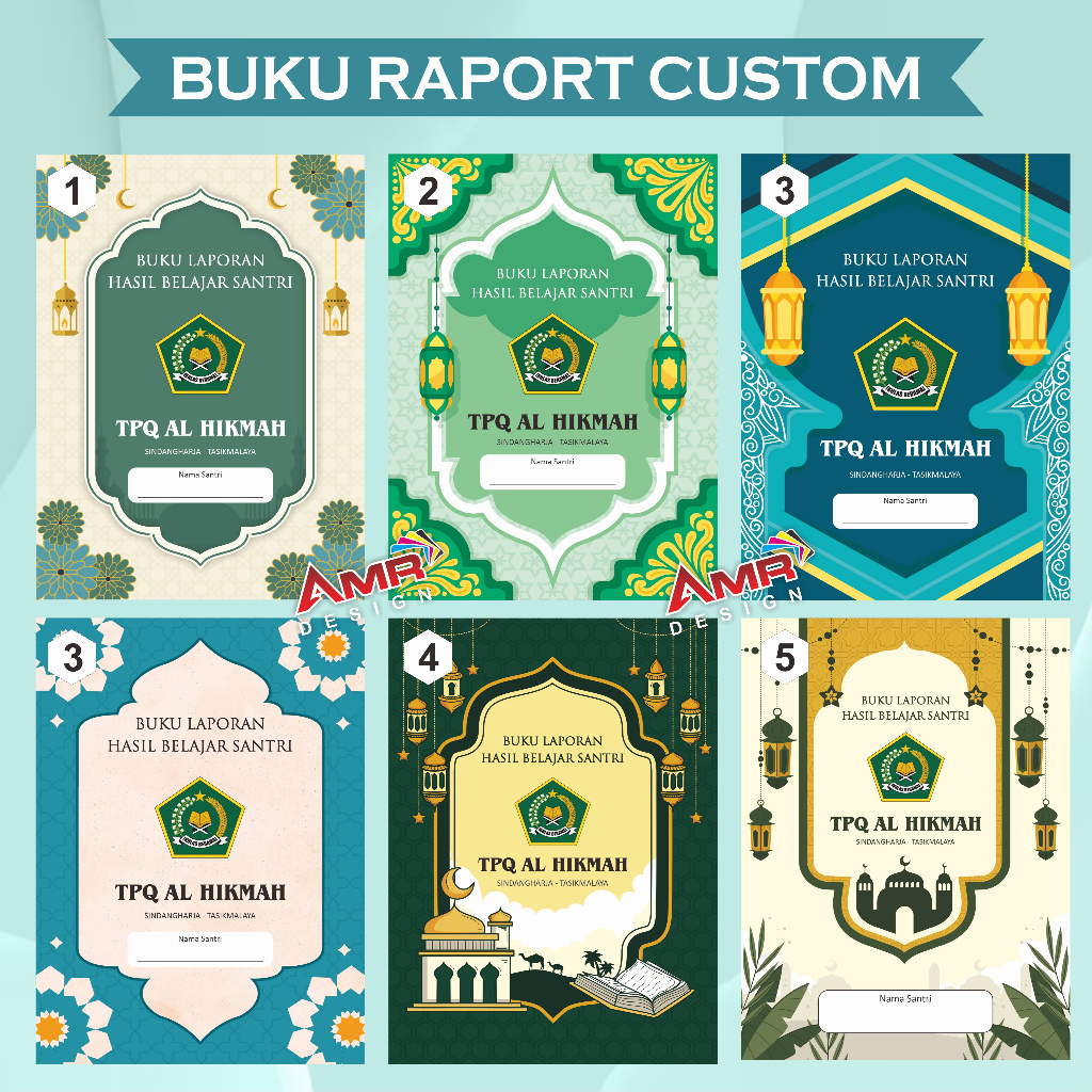 

Buku Raport Custom/Raport TK, TPA, MDA, Paud, Bimbel, dan lembaga pendidikan lainnya