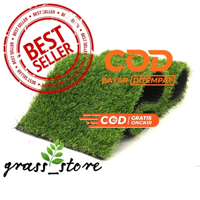 RUMPUT SINTETIS Jepang PREMIUM tebal 3 cm 100 X 200 cm