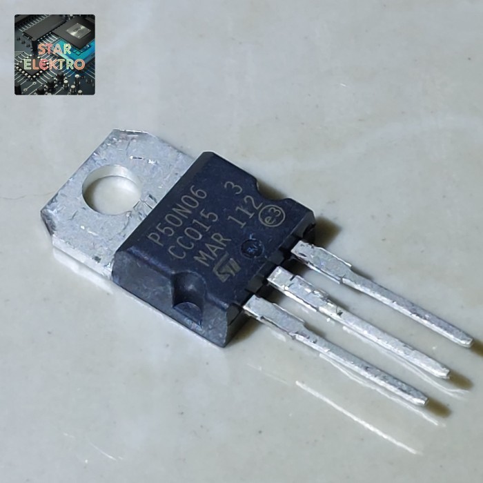 P50N06 To-220 STP50N06 ST Enhancement Power Mos Transistor FET QFet 50A 60V N-Channel STP 50N06