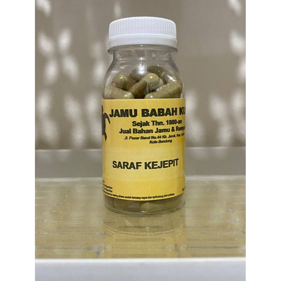 

Jamu Babah Kuya - Saraf Kejepit (50 Kapsul) Herbal