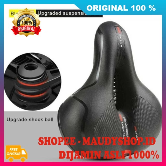 Bike Saddle Leather Saddle Sepeda Empuk Jok Sepeda Lipat Gunung Empuk ASLI ORI