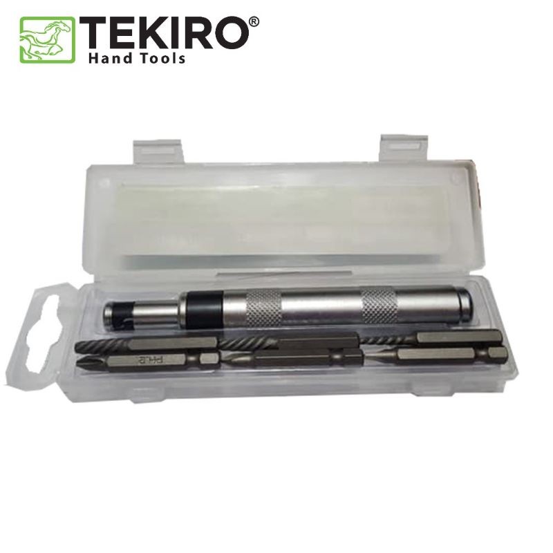 Tekiro obeng ketok 7pcs mini /Obeng ketok set /Obeng ketok kecil /Obeng getok mini kecil set 7pcs