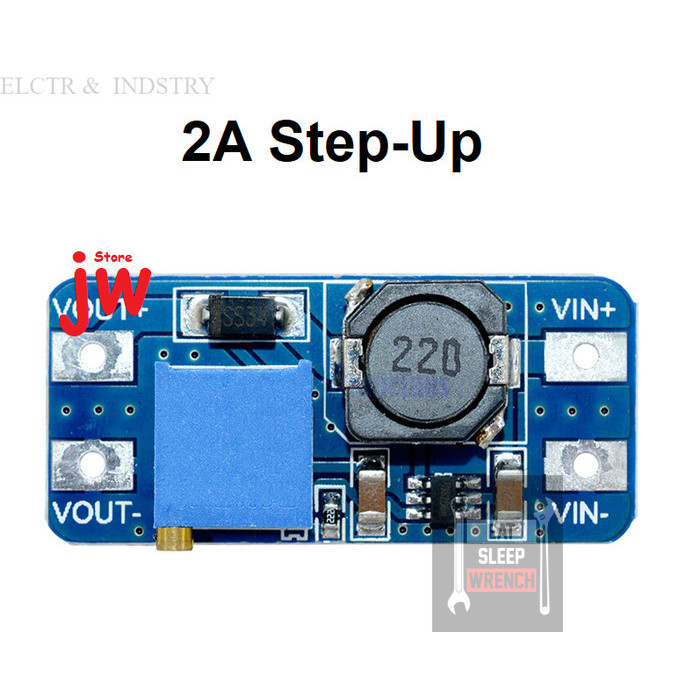 Step Up mini 2A MT3608 Boost Regulator DC XL6009 Power Booster Supply aneka IC transistor dan mosfet