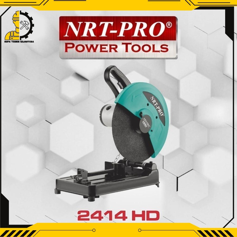 CUT OFF / MESIN POTONG BESI 14"+ BATU POTONG 2414 HD NRT-PRO