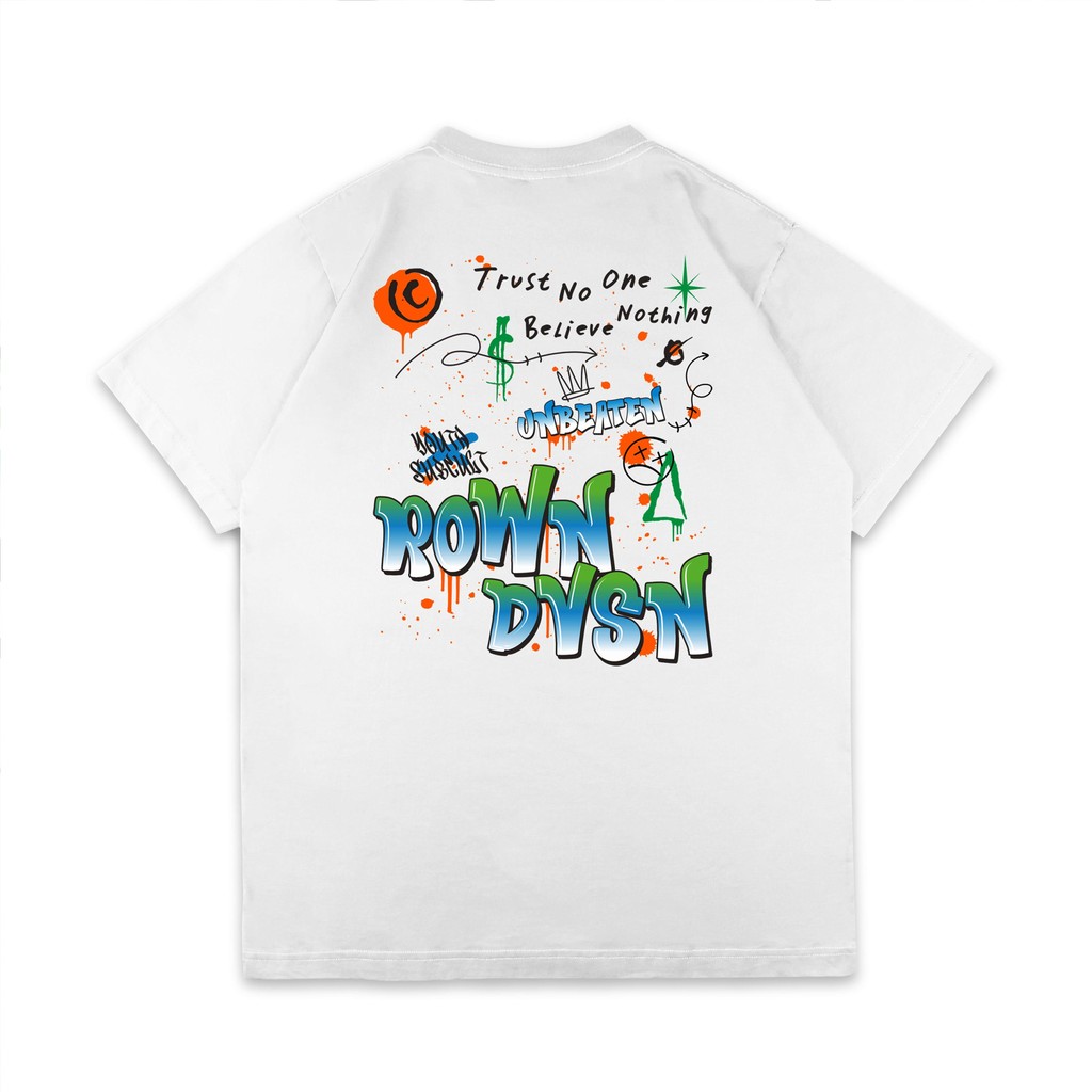 [COD] Rown Division Kaos Pendek || Dalist White T-Shirt Original Tee