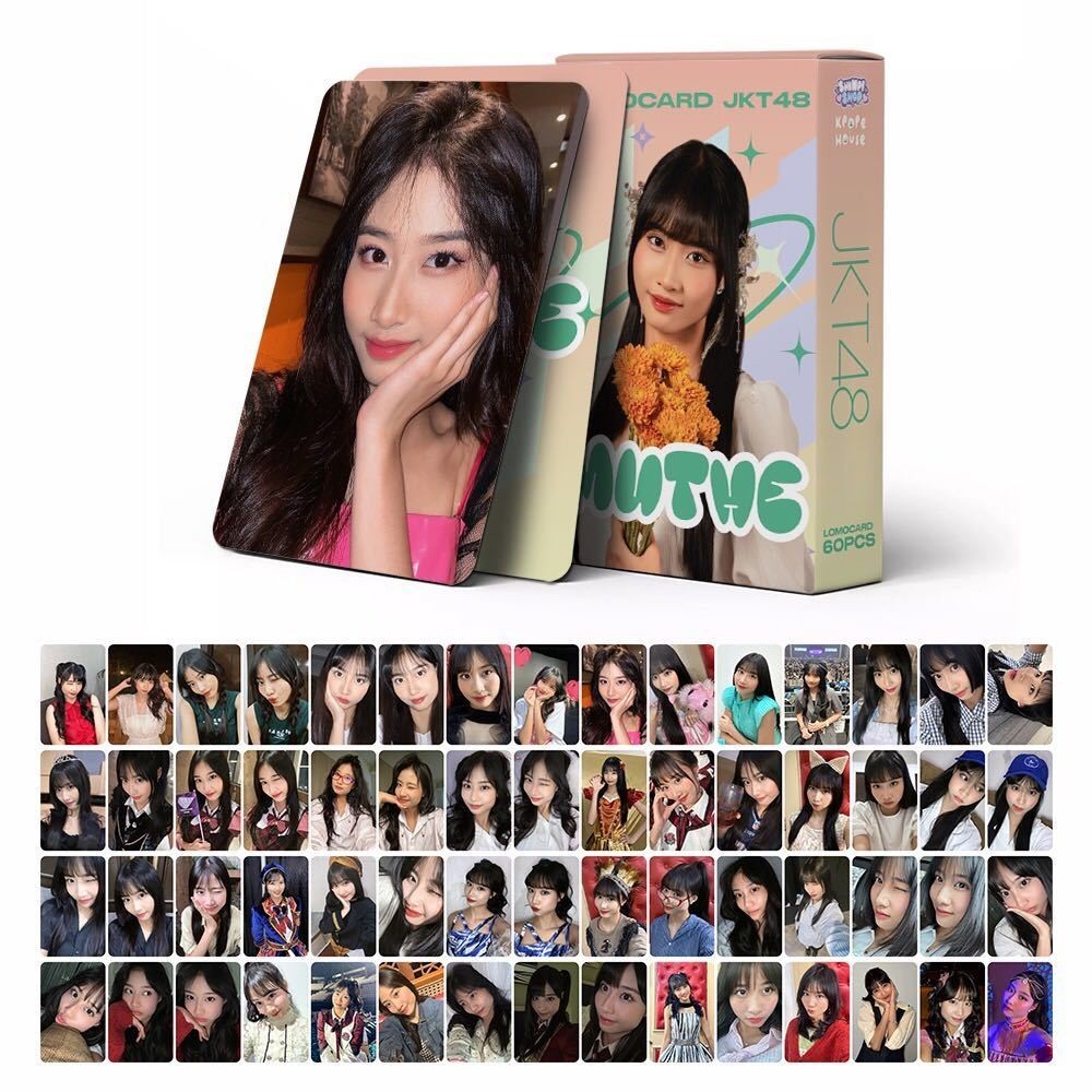 [60pcs] PACK PHOTOCARD JKT48  MUTHE SELCA PHOTO CARD LOMOCARD LOMO WOTA WOTAGEI JKT 48 OSHI FOTO IDO