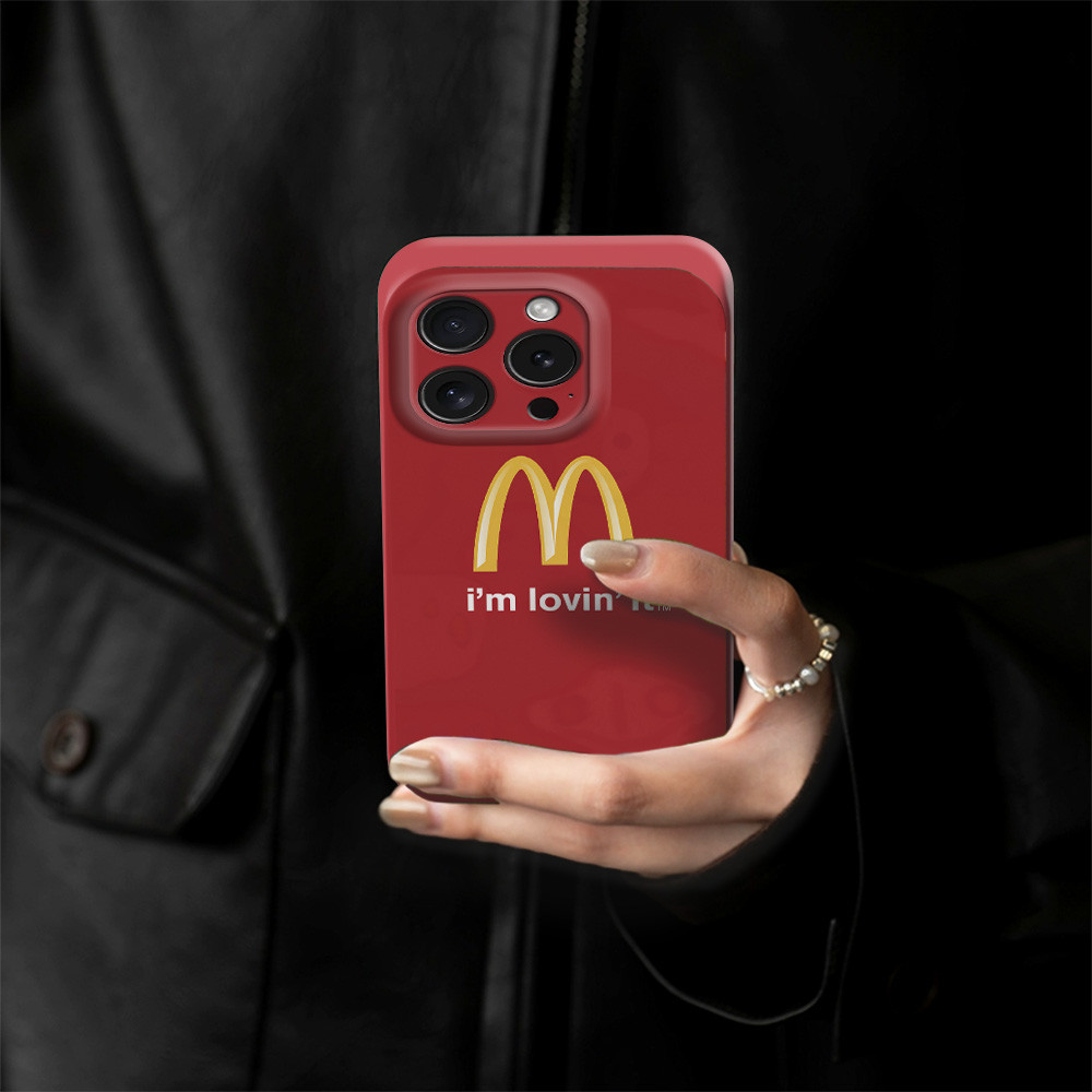Latar belakang mcdonald Mewah Kompatibel Untuk IPhone XR 15 13 14 11 12 Pro Max 15 14 8 7 Plus 7Plus