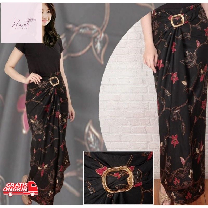 Rok Terkini / SIMPO99 - Rok Lilit Batik FREE RING BELT / Rok Lilit kebaya / Bawahan kebaya / Rok Lil