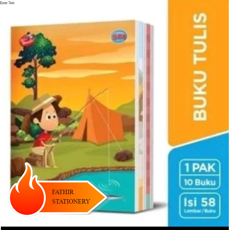 

Buku Tulis SIDU 58 lembar ISI 10 Buku / Pack