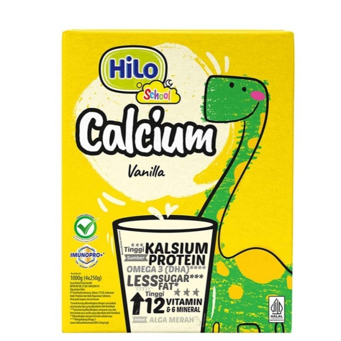 

HiLo School Vanilla Susu Tinggi Kalsium 1 kg