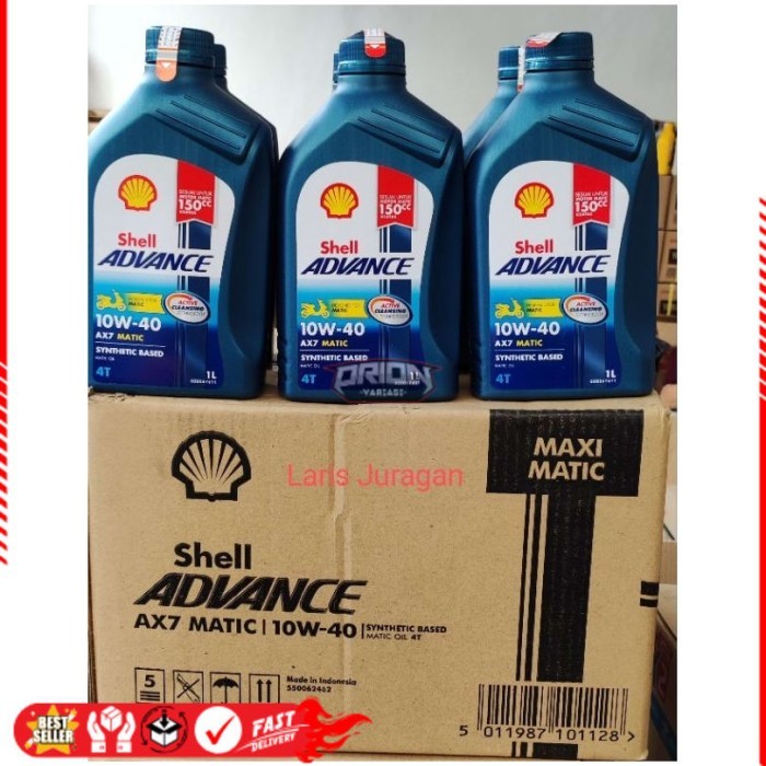 Oli Shell Advance AX7 Matic 1L (1dus) Ori