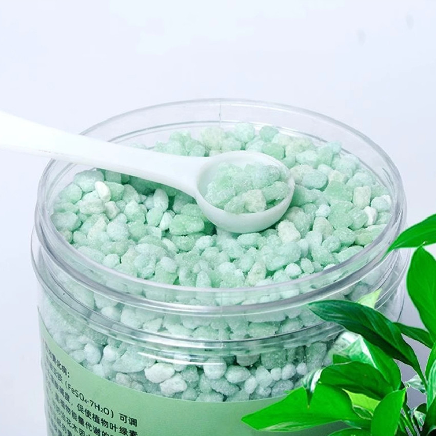 PRAMU Ferrous Sulfate Ferrous Sulphate Ferro Sulfate Pupuk Aneka Bunga FeSO4 200g 500g Untuk Semua