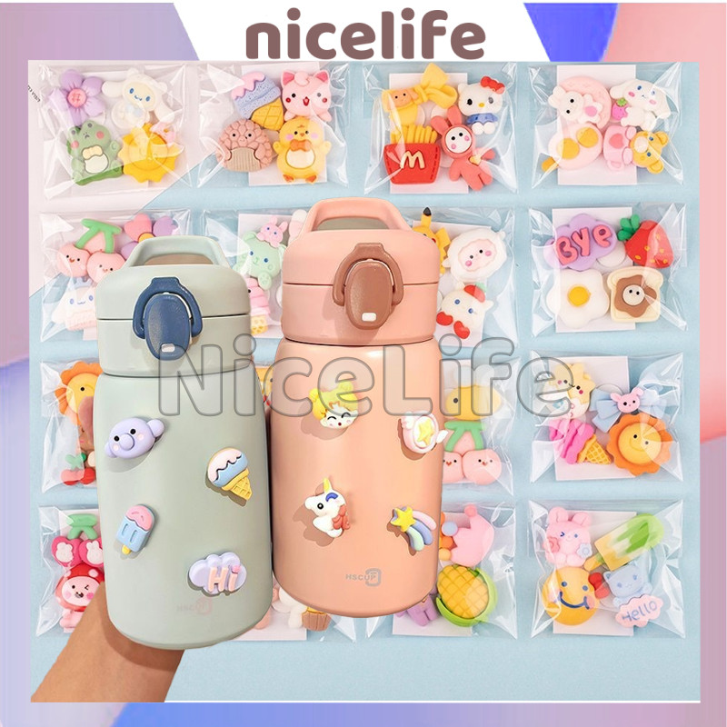 

Stiker Karakter 3d Timbul / Stiker Botol Diy Craft / 3d Resin Clay