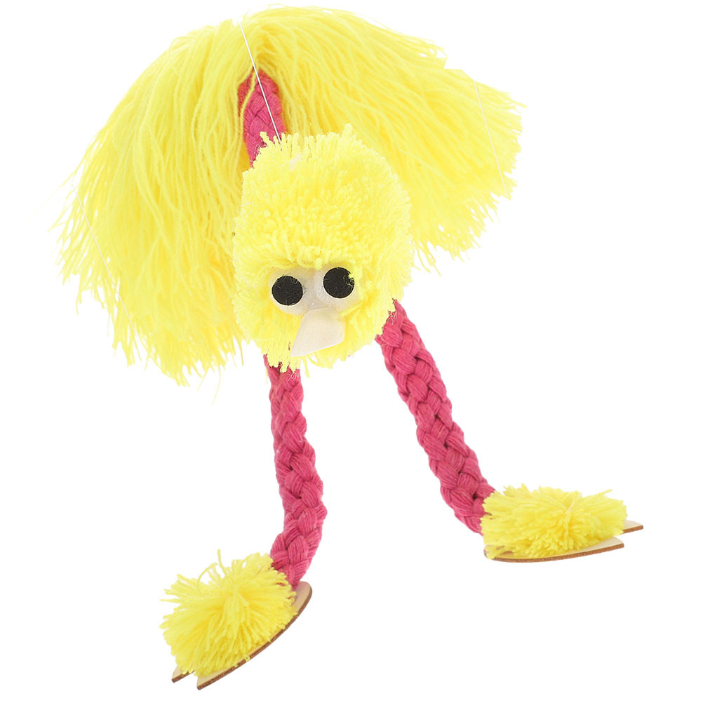 Ostrich Marionette Puppet Show Toy Baby Kids Playthings Toys Crafts for Interactive Plush Hairy Anim