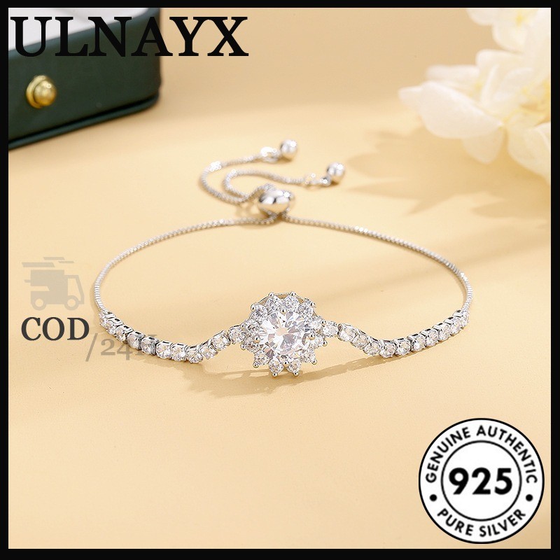 Gelang Wanita Adjustable Sunflower Platinum 2 Karat