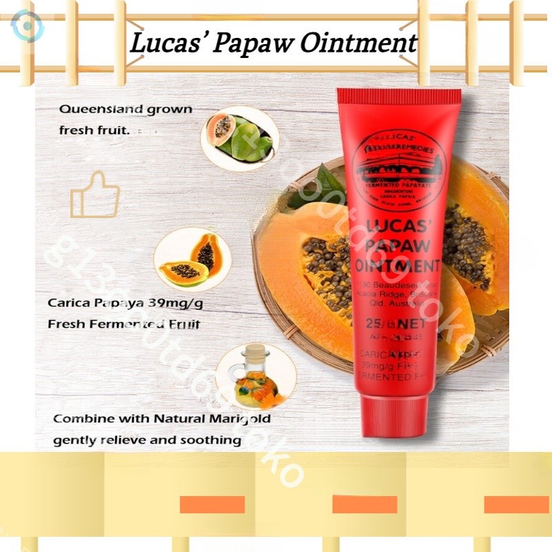 ⭐100% Original⭐ Lucas Papaw Ointment Original Salep Obat Lip Balm Pelembab Bibir Salep Penghilang Be