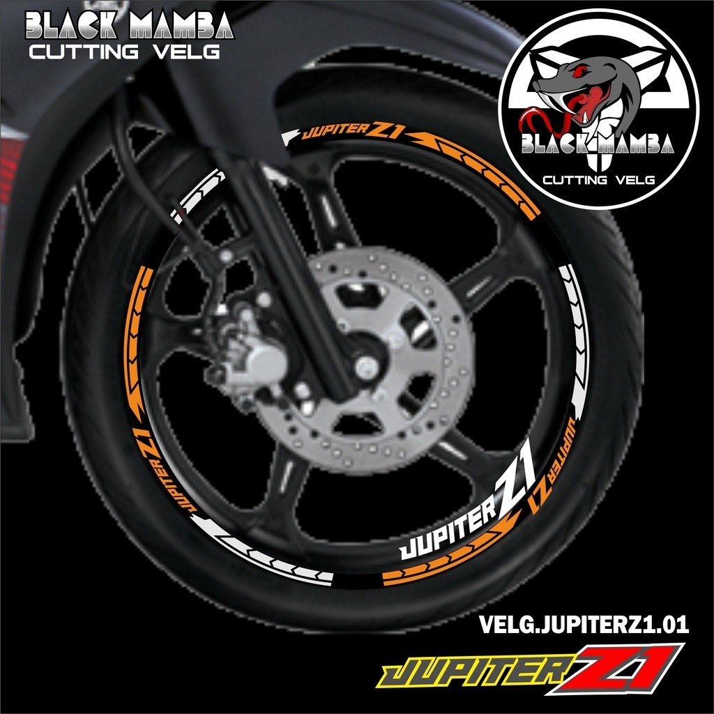 CUTTING STICKER VELG JUPITER Z1 - STIKER LIS LIST VARIASI BAN/VELG YAMAHA JUPITER Z1