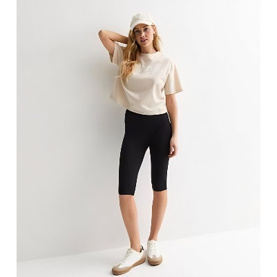 Legging Wanita Pendek Bahan Kaos Polos 3/4