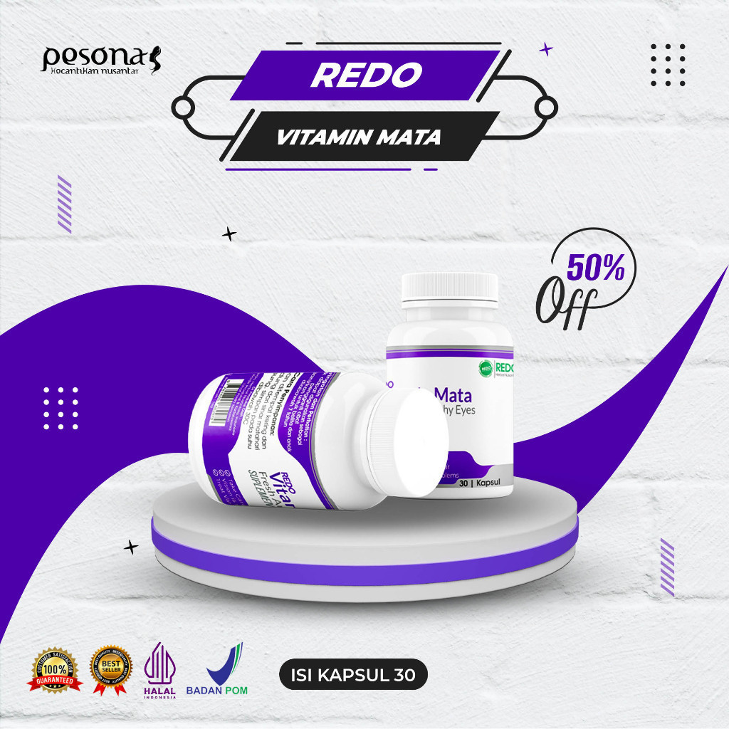 DISKON SADA VITAMIN MATA - Kapsul Ekstrak Vitamin Mata Syifa Herbal Kesehatan Mata | Herbal Nutrisi 