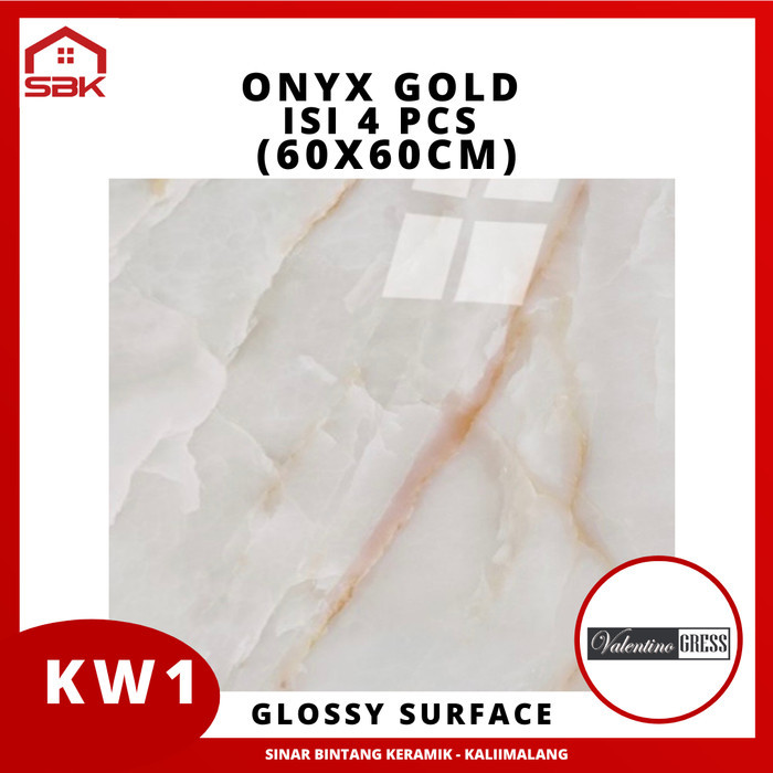 Granit Lantai 60x60 Onyx Gold