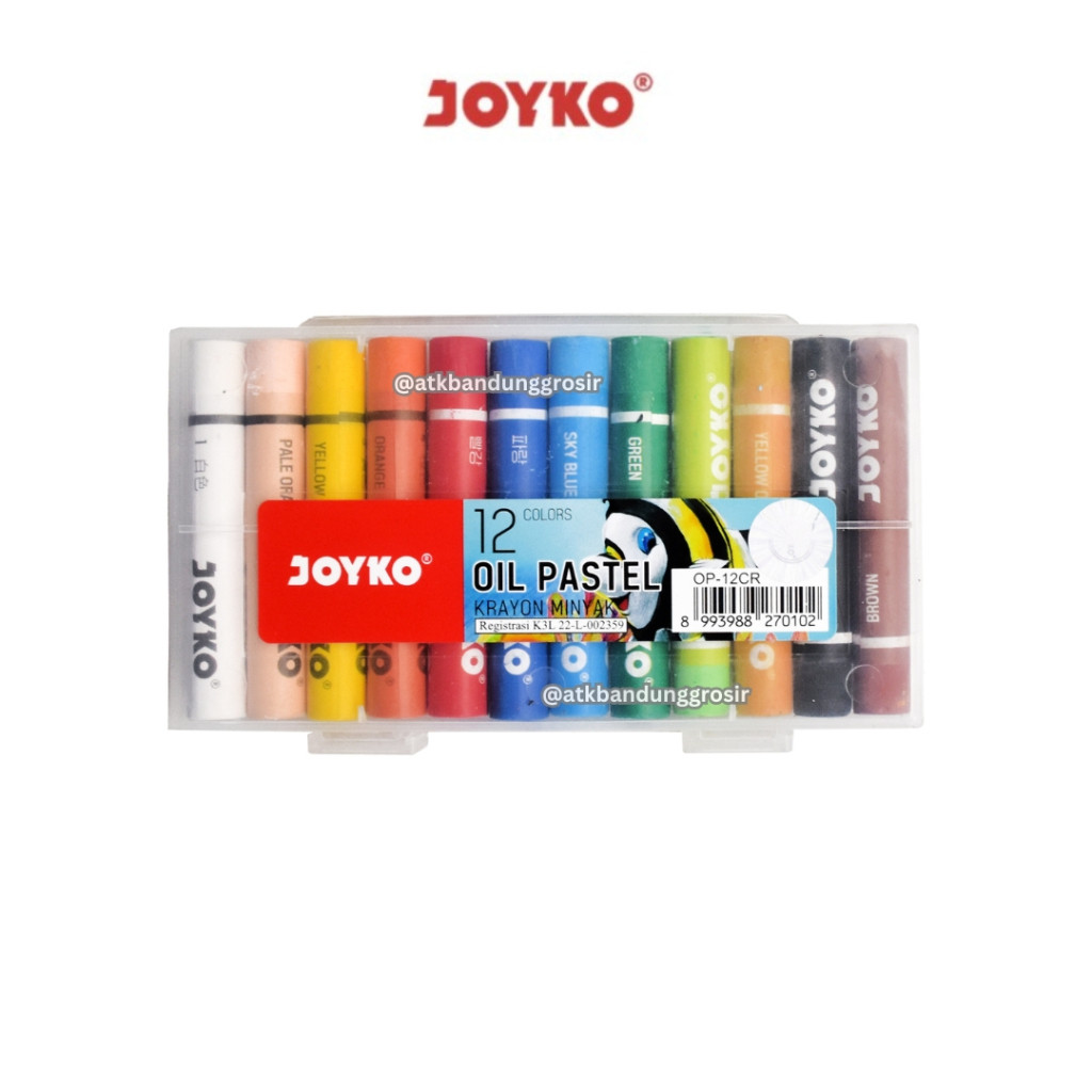 

Crayon Oil Pastel Joyko OP-12CR 12 warna Krayon Minyak- SHSNP