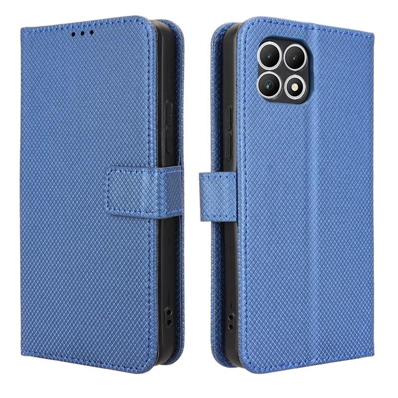 For T-Mobile Revvl 7 5G Diamond Pattern Luxury wallet Leather Strap For T-Mobile Revvl 7 Magnetic Ca