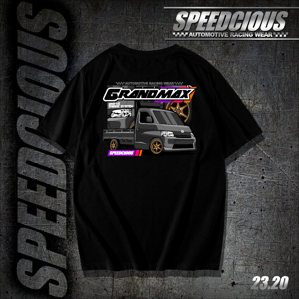 Kaos Mobil Grandmax pickup Modifikasi Speedcious Automotive Racing Wear 20