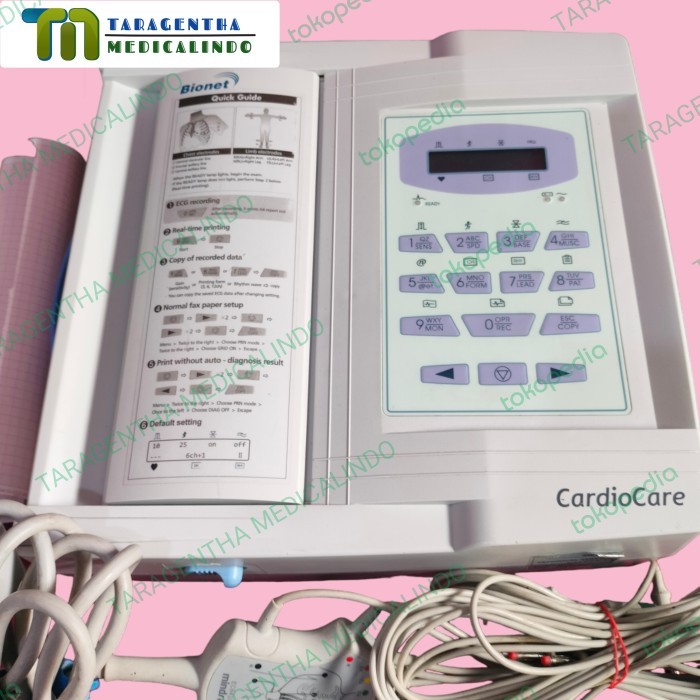 ECG bionet cardiocare care 2000 / EKG bionet 12 channel