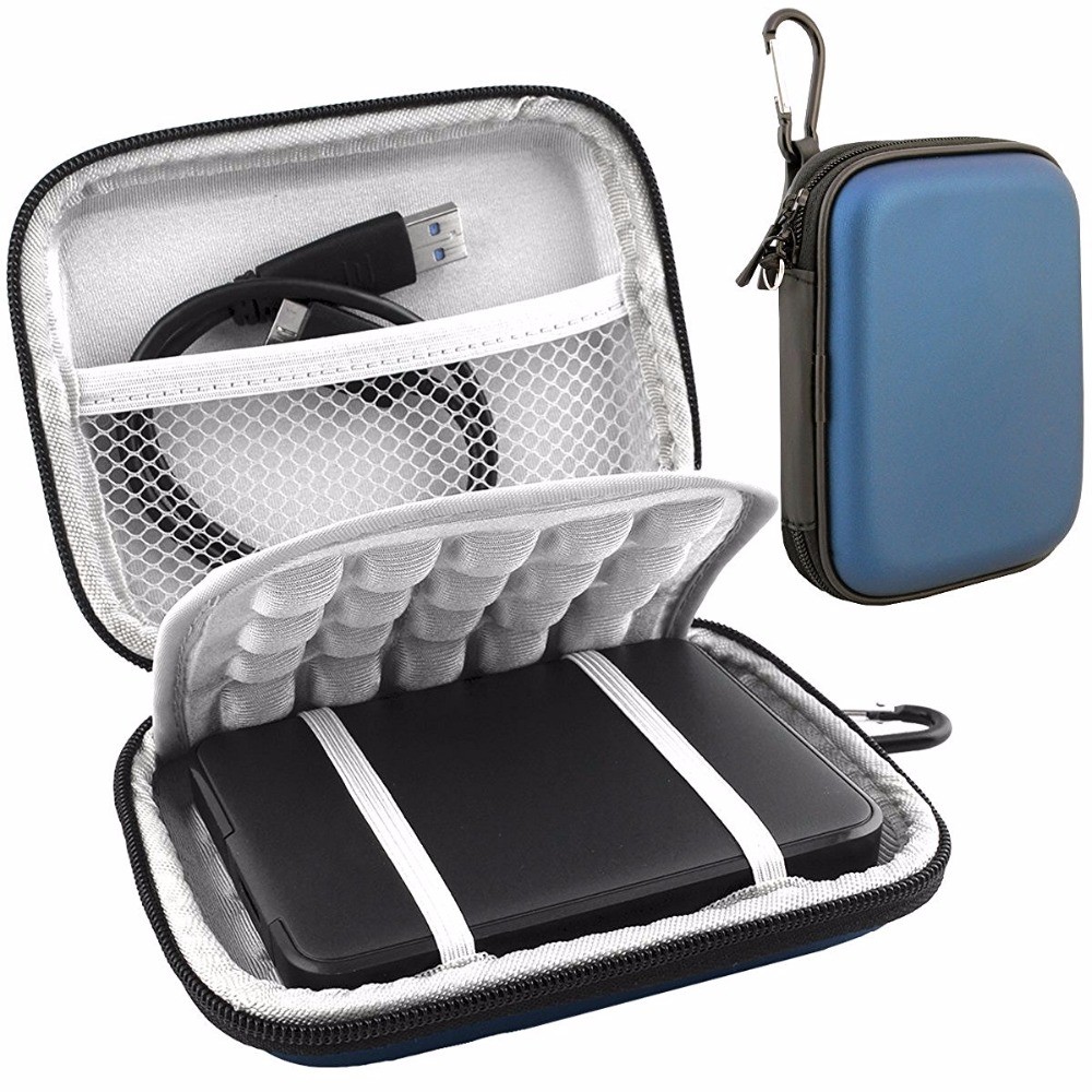 2.5 Shockproof Carrying External Hard Drive Bag for WD My Passport Ultra Slim Essential WD Elements 