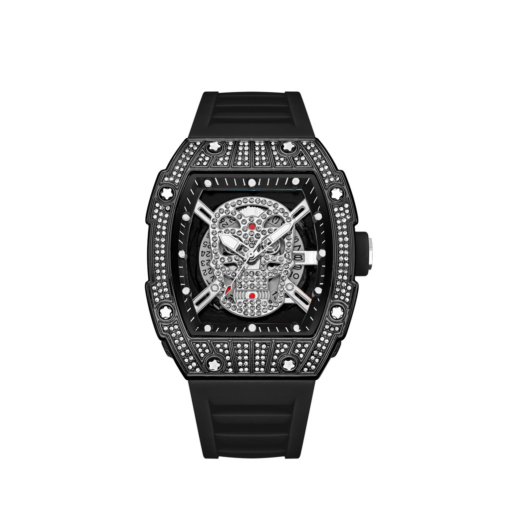 

Jam Tangan Pria Zido Merek Berhias Berlian Langit Berbintang Fashion Kepribadian Kepala Hantu Emas Berongga Gaya Eropa dan Amerika Kalender Bercahaya Tingkat Tinggi