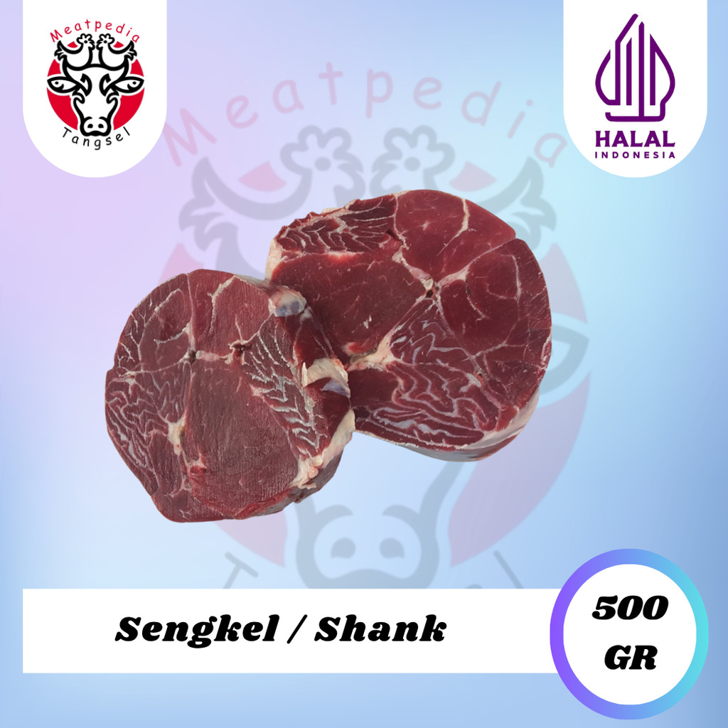 

Daging Sengkel - Beef Shank import Utuh 500gr