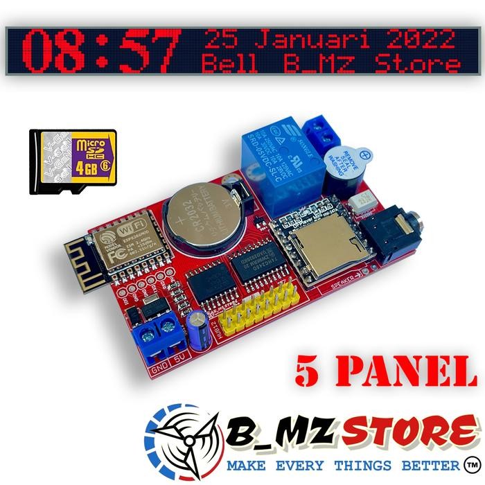 Promo Controller Bel Sekolah Otomatis - Smart Bel - Bel Pabrik - Termurah - 1 Panel P10 Terlaris