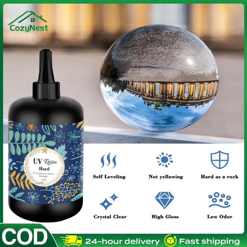 

60/100/200g Resin Ultra Violet / Resin Uv Bening / Lem Uv Resin Hard / Diy Resin Clear