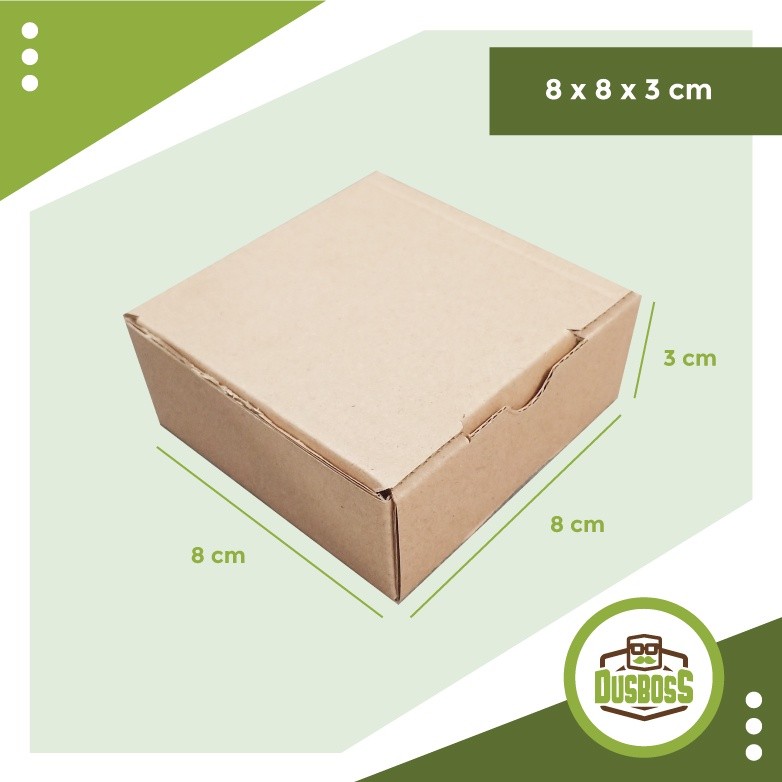 

Kardus karton uk.8x8x3 cm - Die Cut - aksesories / kue / multi fungsi