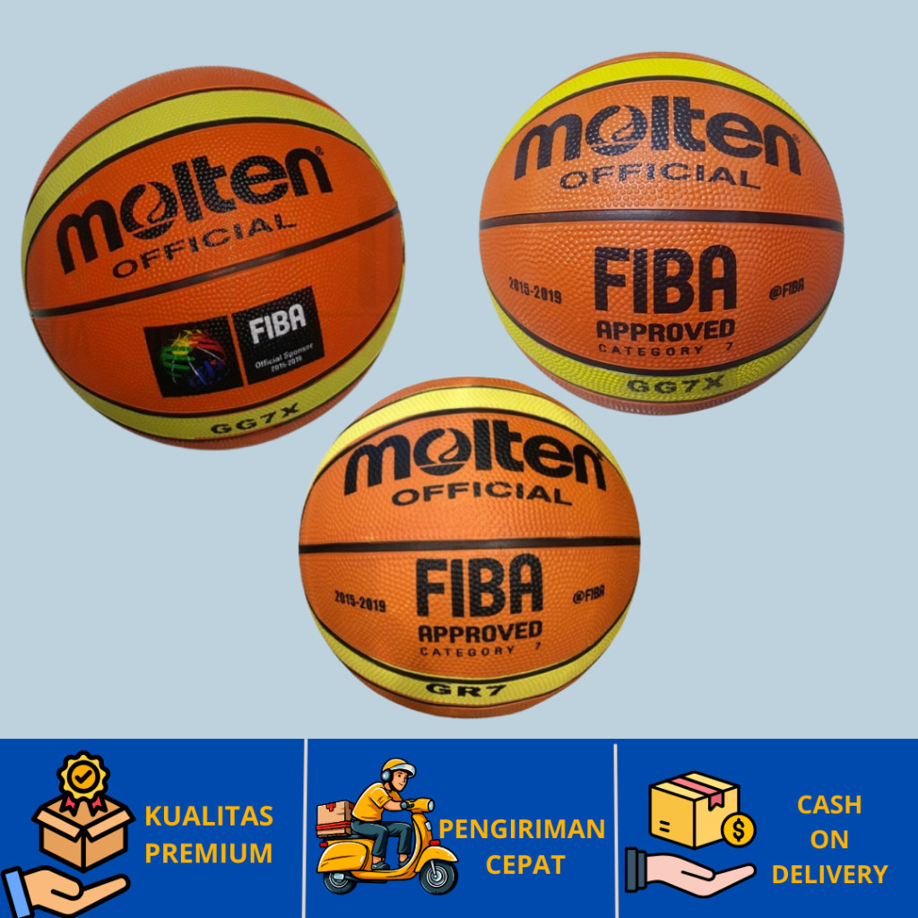 BOLA BASKET MOLTEN GG7X PERBASI IBL RUBBER / MOLTEN GG7X