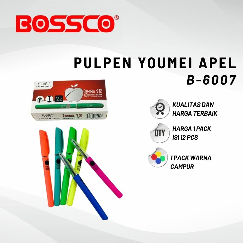 

12pcs Pulpen Gel 8003 IpenX Apel YOUMEI / YOUMEI G8003