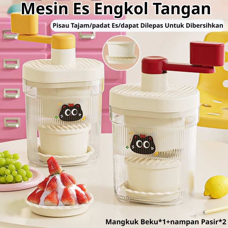 Mesin Es Serut Manual Portabel/mesin Es Serut Engkol Tangan/ringan Dan Tidak Memerlukan Tenaga/mudah