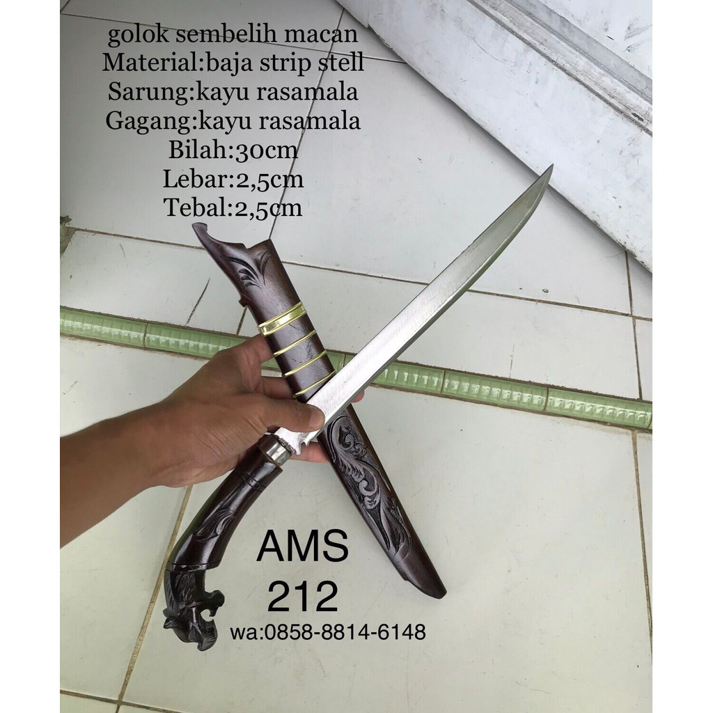 R3 A66 perkakas berkualitas golok macan sembelih super termurah