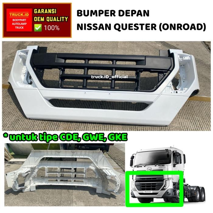 BEMPER TANDUK BUMPER DEPAN NISSAN QUESTER GWE GKE CDE *onroad 6822