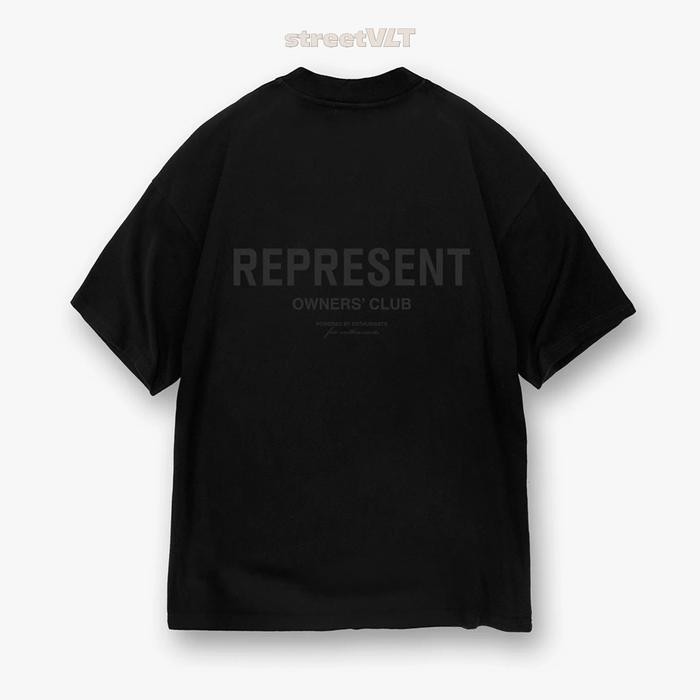 (TOP) Represent UK Owners Club Black Matte Tee Original - Black Matte, XS