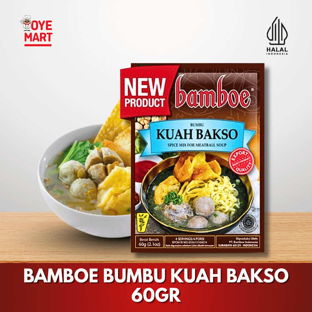 

BAMBOE BUMBU KUAH BAKSO 60GR/BUMBU MASAK INSTAN