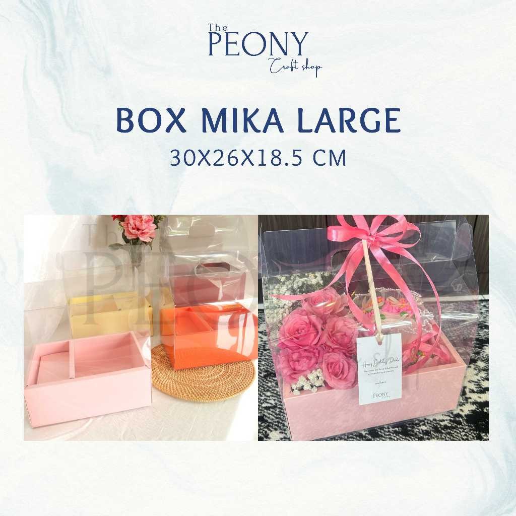 

The Peony Craft - BOX MIKA LARGE KUE / FLOWER BOX CAKE