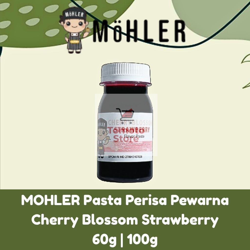 

✨ TOMOTOSTORE ✨ MOHLER Pasta Perisa Pewarna Cherry Blossom Strawberry