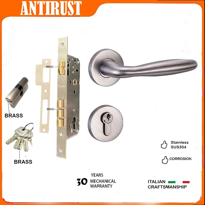 Gagang Pintu Terpisah /Handle Kunci Pintu /Tarikan Pintu Pisah /Pegangan Pintu Rumah kayu