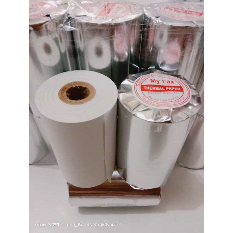 

kertas thermal 80x50mm paket 10 Roll struk printer ukuran 80mm