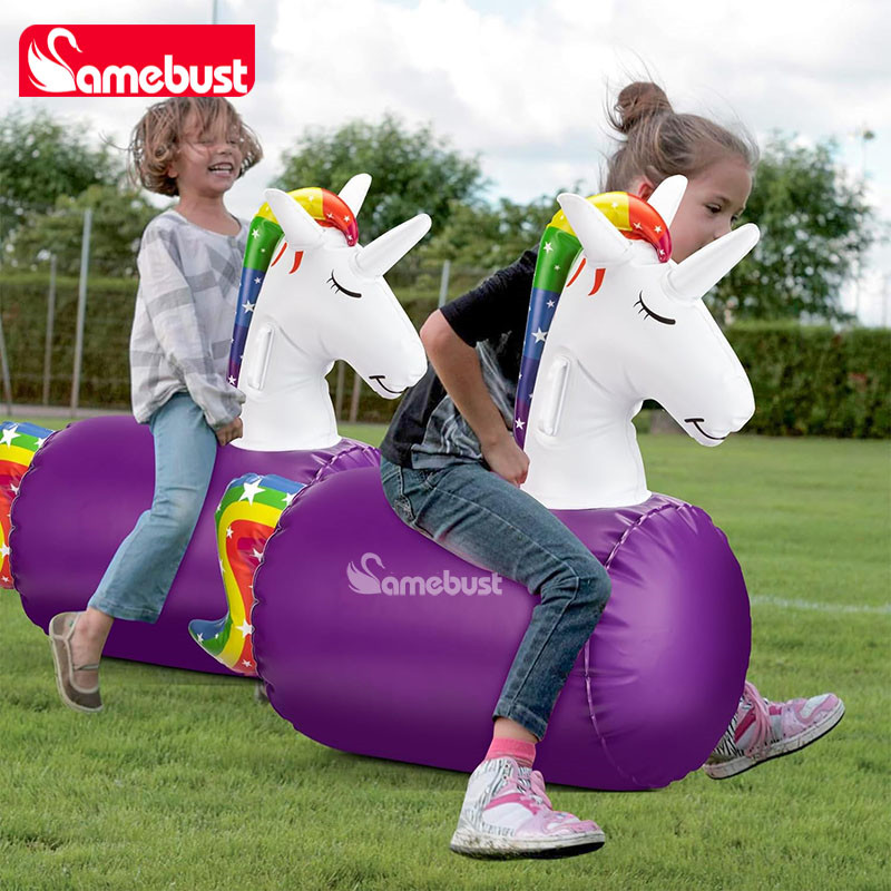 Camebust Inflatable Hopping Toddlers Toys Bouncy Unicorn Horse Dinosaur, Kids Ride On Bouncer, Jumpi
